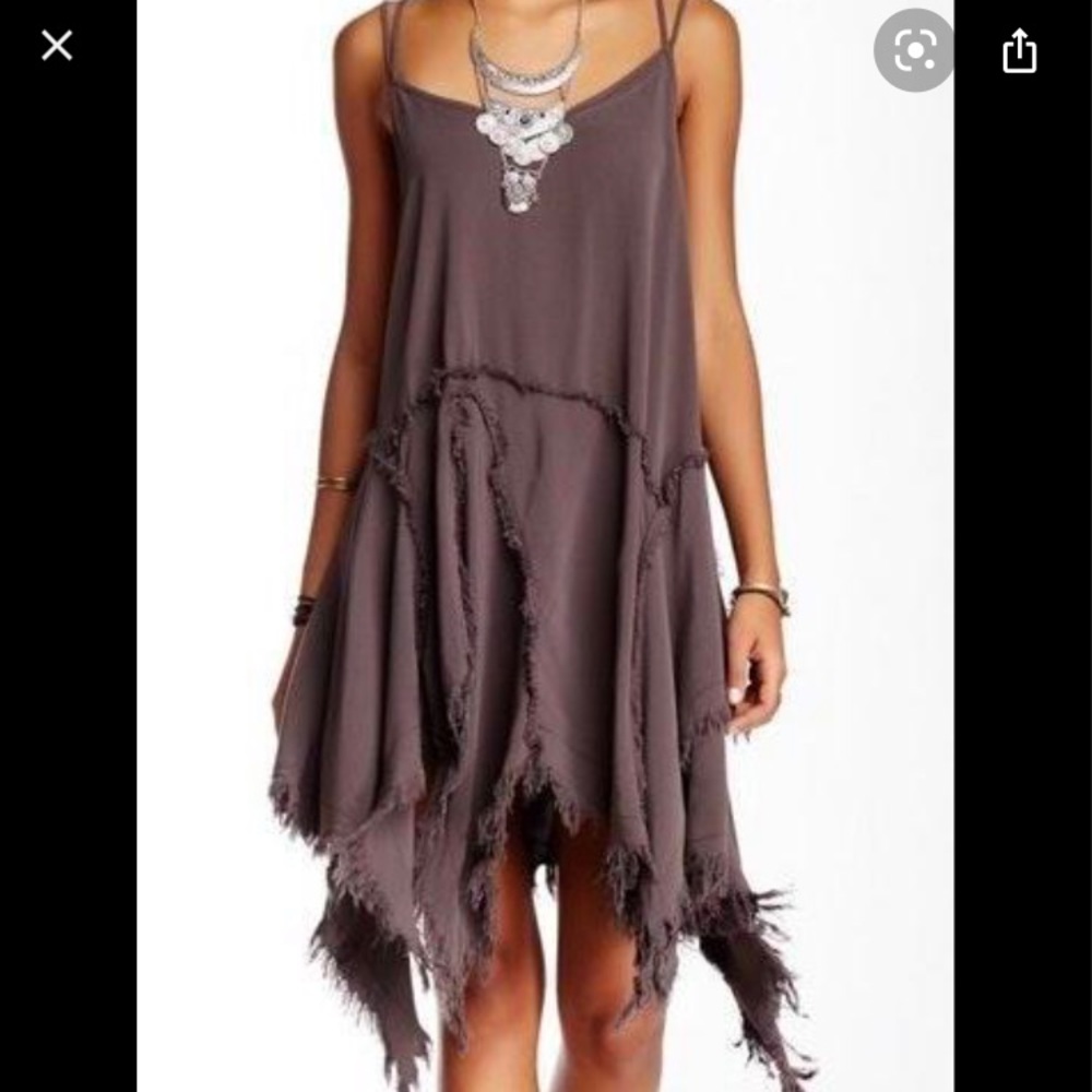 Free people ram hen slip cream/white